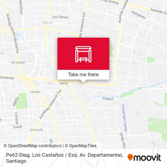 Pe62-Diag. Los Castaños / Esq. Av. Departamental map