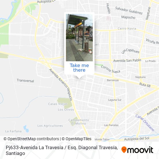 Pj633-Avenida La Travesía / Esq. Diagonal Travesía map