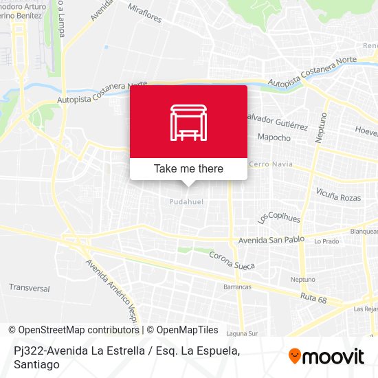 Pj322-Avenida La Estrella / Esq. La Espuela map