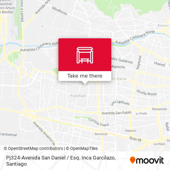 Pj324-Avenida San Daniel / Esq. Inca Garcilazo map