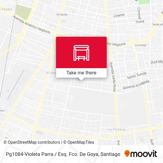 Mapa de Pg1084-Violeta Parra / Esq. Fco. De Goya