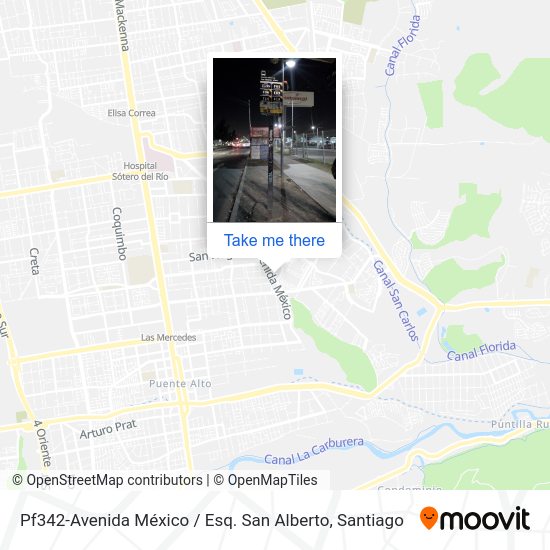 Mapa de Pf342-Avenida México / Esq. San Alberto