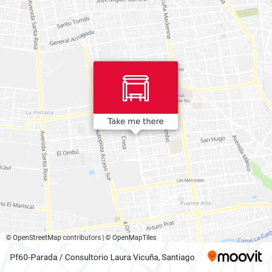Pf60-Parada / Consultorio Laura Vicuña map