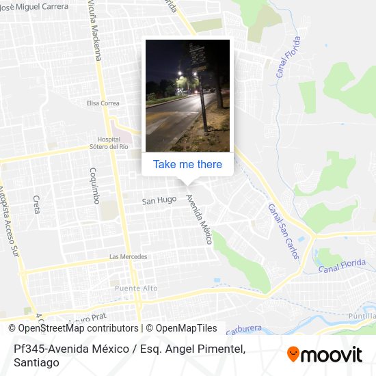 Mapa de Pf345-Avenida México / Esq. Angel Pimentel