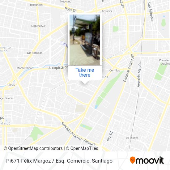Pi671-Félix Margoz / Esq. Comercio map