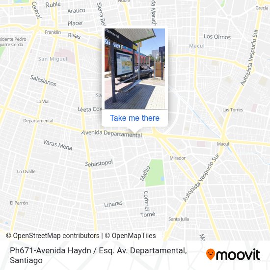 Mapa de Ph671-Avenida Haydn / Esq. Av. Departamental