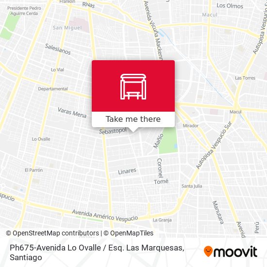 Ph675-Avenida Lo Ovalle / Esq. Las Marquesas map