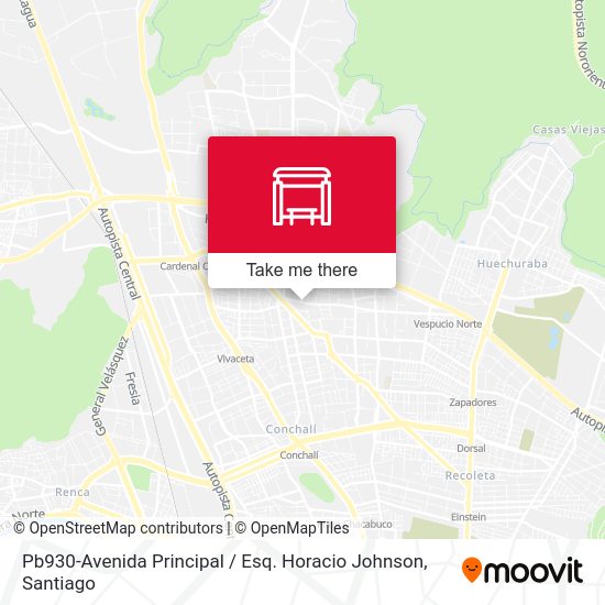 Pb930-Avenida Principal / Esq. Horacio Johnson map