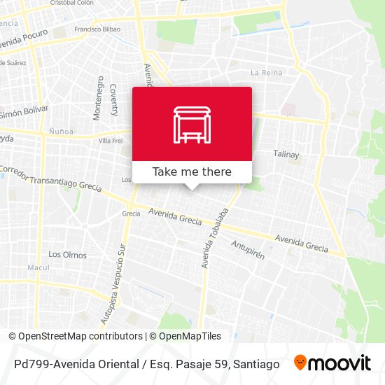 Pd799-Avenida Oriental / Esq. Pasaje 59 map