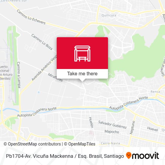 Mapa de Pb1704-Av. Vicuña Mackenna / Esq. Brasil