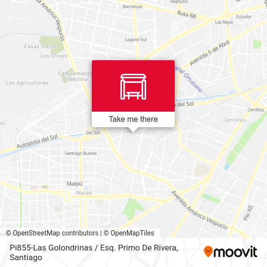 Pi855-Las Golondrinas / Esq. Primo De Rivera map