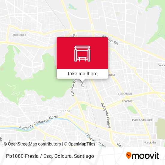 Pb1080-Fresia / Esq. Colcura map