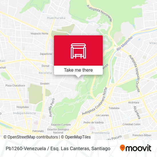 Pb1260-Venezuela / Esq. Las Canteras map