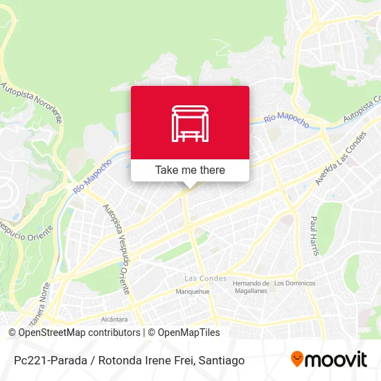 Pc221-Parada / Rotonda Irene Frei map
