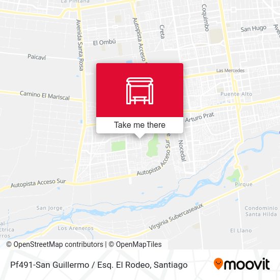 Mapa de Pf491-San Guillermo / Esq. El Rodeo