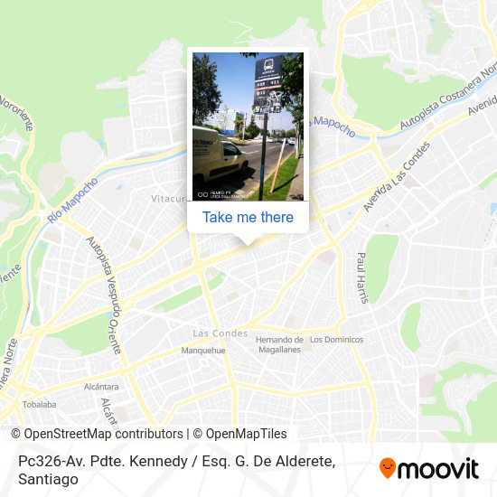 Mapa de Pc326-Av. Pdte. Kennedy / Esq. G. De Alderete