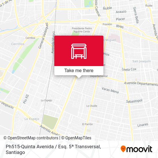 Ph515-Quinta Avenida / Esq. 5ª Transversal map