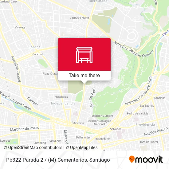 Pb322-Parada 2 / (M) Cementerios map