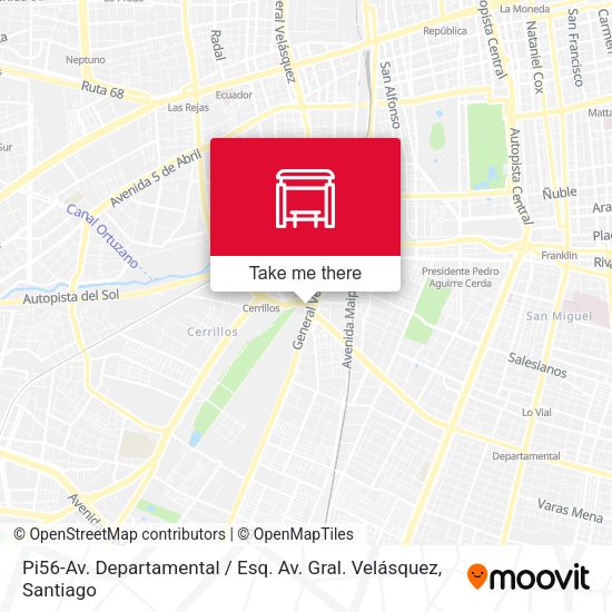 Pi56-Av. Departamental / Esq. Av. Gral. Velásquez map