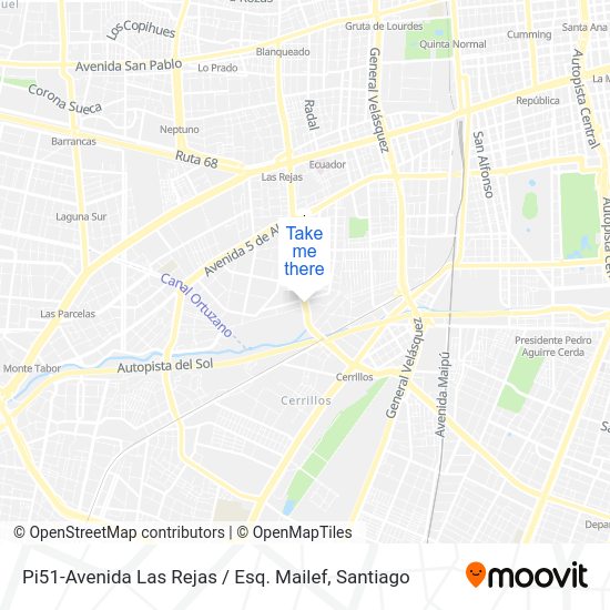 Pi51-Avenida Las Rejas / Esq. Mailef map