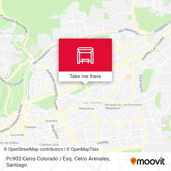 Pc902-Cerro Colorado / Esq. Cerro Arenales map