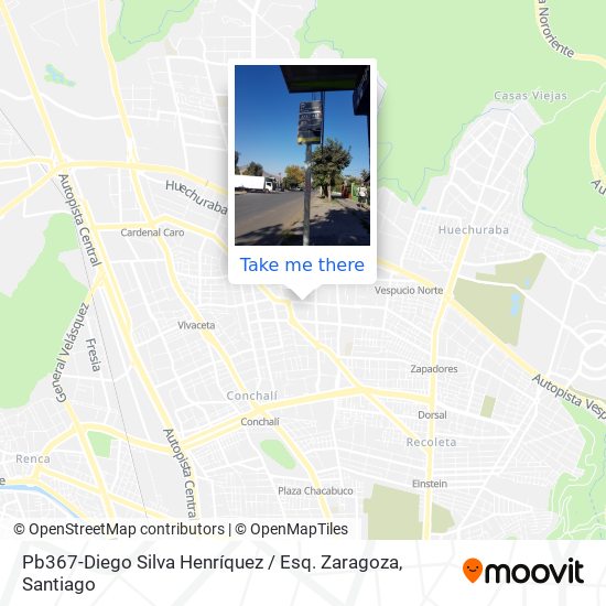 Pb367-Diego Silva Henríquez / Esq. Zaragoza map