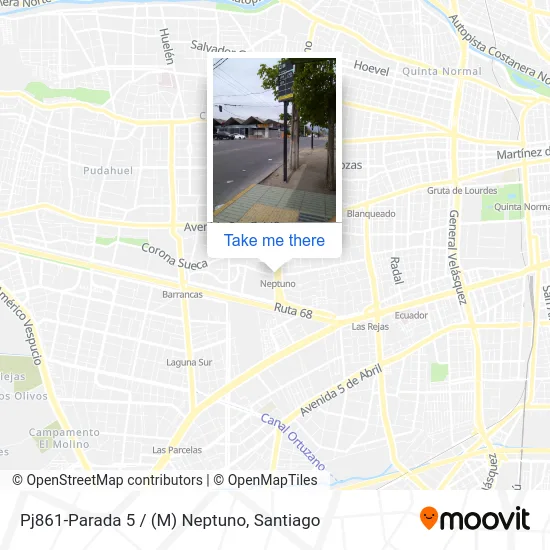 Pj861-Parada 5 / (M) Neptuno map