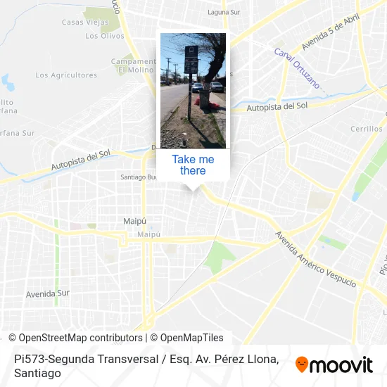 Pi573-Segunda Transversal / Esq. Av. Pérez Llona map