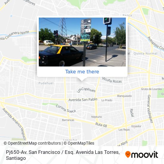 Pj650-Av. San Francisco / Esq. Avenida Las Torres map