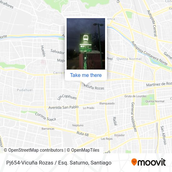 Mapa de Pj654-Vicuña Rozas / Esq. Saturno