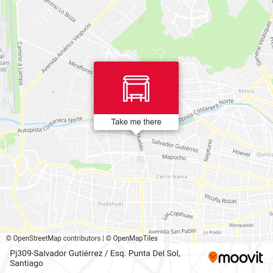 Mapa de Pj309-Salvador Gutiérrez / Esq. Punta Del Sol