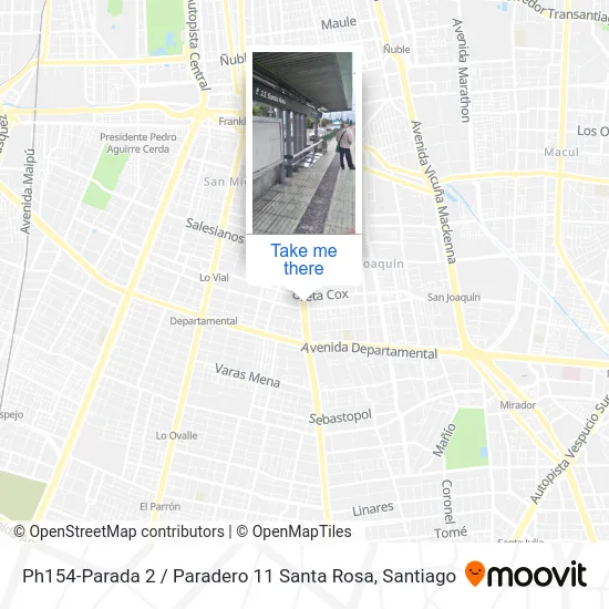 Ph154-Parada 2 / Paradero 11 Santa Rosa map