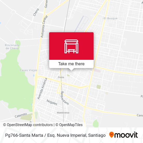 Pg766-Santa Marta / Esq. Nueva Imperial map
