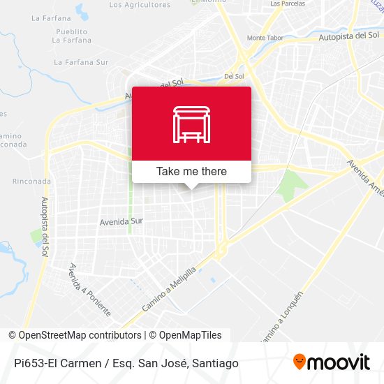 Pi653-El Carmen / Esq. San José map