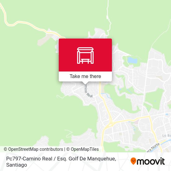 Pc797-Camino Real / Esq. Golf De Manquehue map