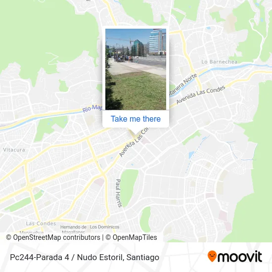Pc244-Parada 4 / Nudo Estoril map
