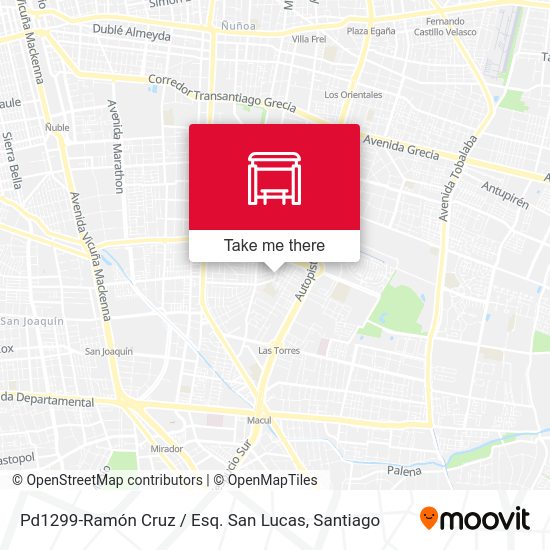 Pd1299-Ramón Cruz / Esq. San Lucas map