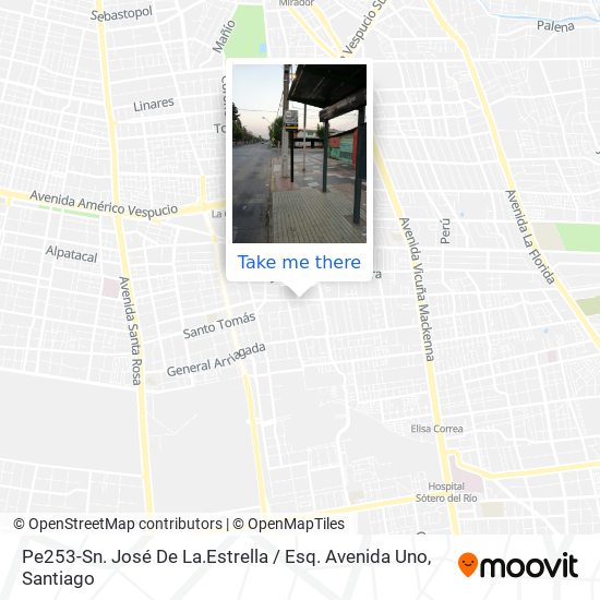 Pe253-Sn. José De La.Estrella / Esq. Avenida Uno map