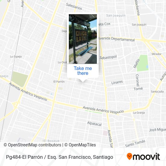 Pg484-El Parrón / Esq. San Francisco map