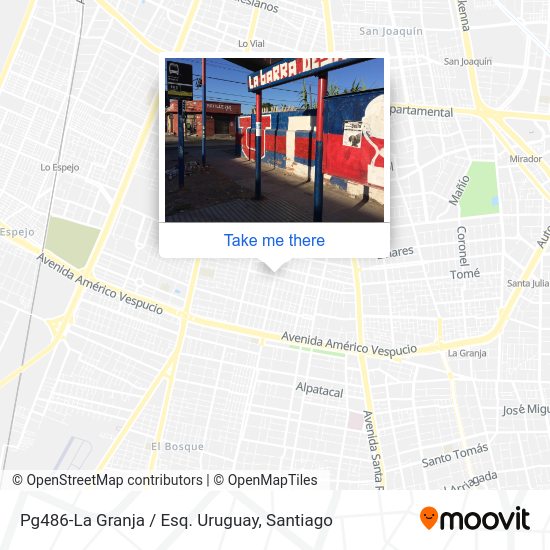 Mapa de Pg486-La Granja / Esq. Uruguay