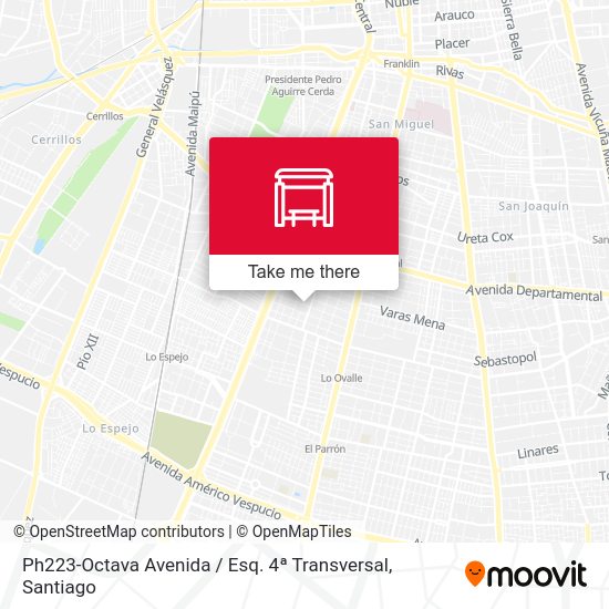 Ph223-Octava Avenida / Esq. 4ª Transversal map