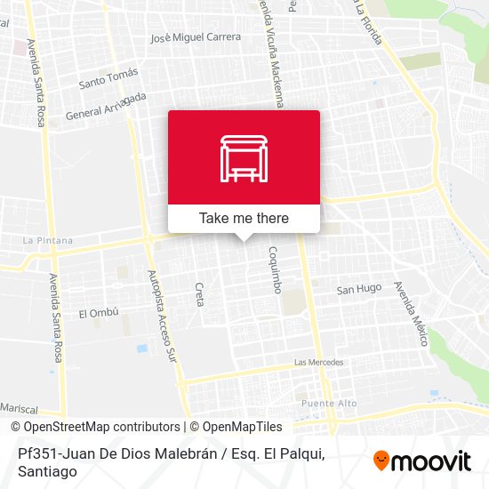 Mapa de Pf351-Juan De Dios Malebrán / Esq. El Palqui