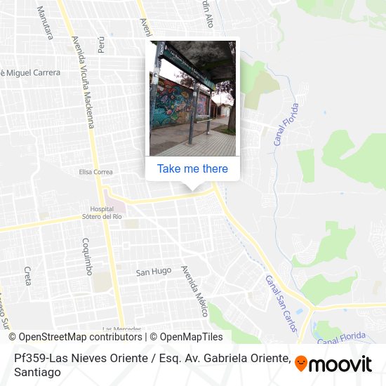 Pf359-Las Nieves Oriente / Esq. Av. Gabriela Oriente map