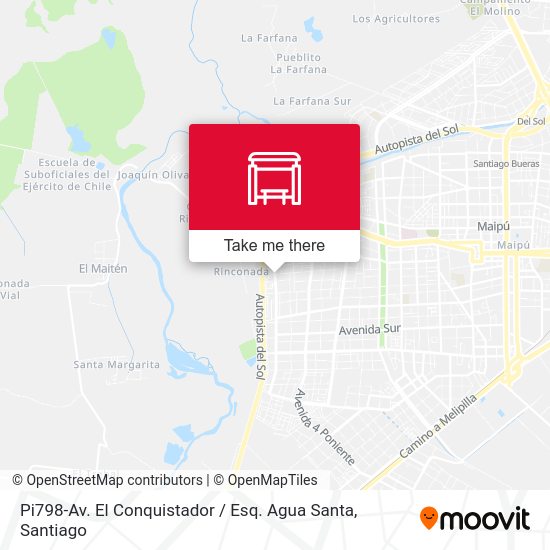 Pi798-Av. El Conquistador / Esq. Agua Santa map
