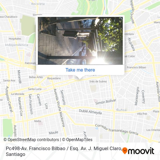 Pc498-Av. Francisco Bilbao / Esq. Av. J. Miguel Claro map
