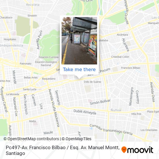 Pc497-Av. Francisco Bilbao / Esq. Av. Manuel Montt map