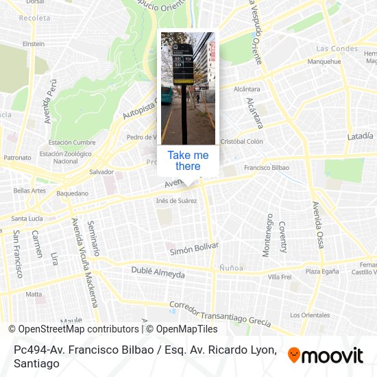 Pc494-Av. Francisco Bilbao / Esq. Av. Ricardo Lyon map