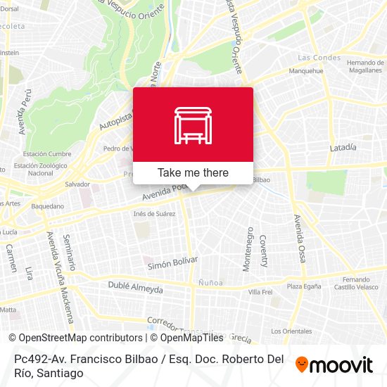 Pc492-Av. Francisco Bilbao / Esq. Doc. Roberto Del Río map