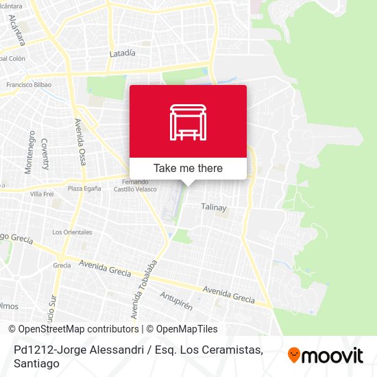 Mapa de Pd1212-Jorge Alessandri / Esq. Los Ceramistas