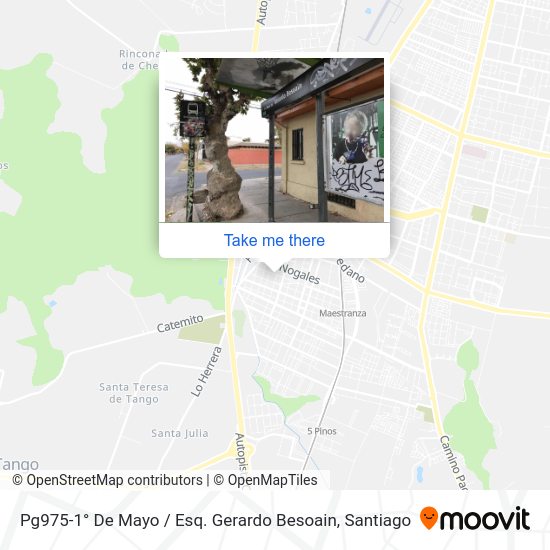 Mapa de Pg975-1° De Mayo / Esq. Gerardo Besoain